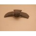 Winged disc, winged man, bronze cauldron handle